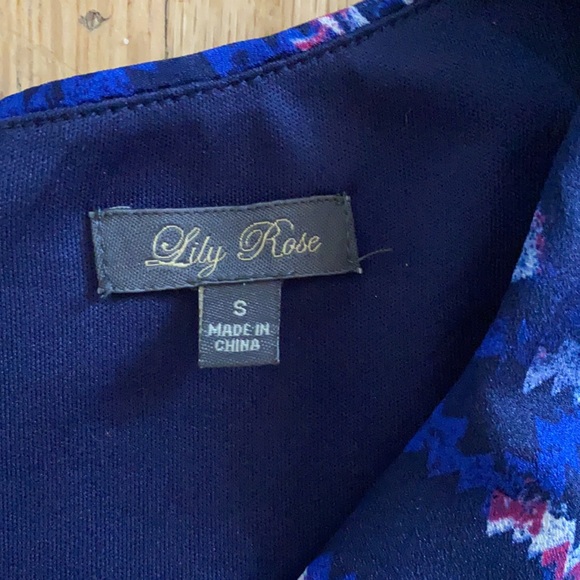 4/$20🥳 Lily Rose Short Sleeved Dress Size Small - Picture 8 of 8